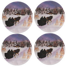 Hermia Manteles Individuales Multicolor Pack de 4